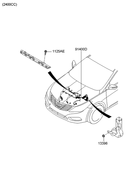 2012 Hyundai Azera Control Wiring Diagram 1