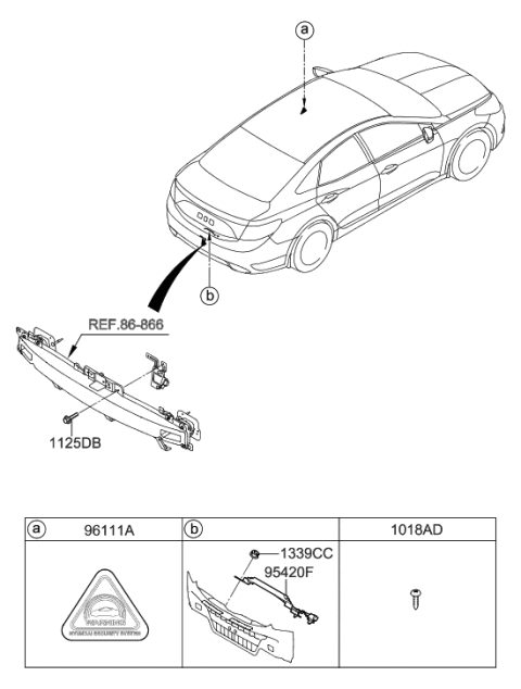 2011 Hyundai Azera Relay & Module Diagram 3