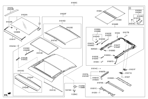 2014 Hyundai Azera Sunroof Diagram