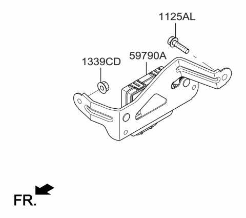2018 Hyundai Ioniq Electric Parking Brake System Diagram