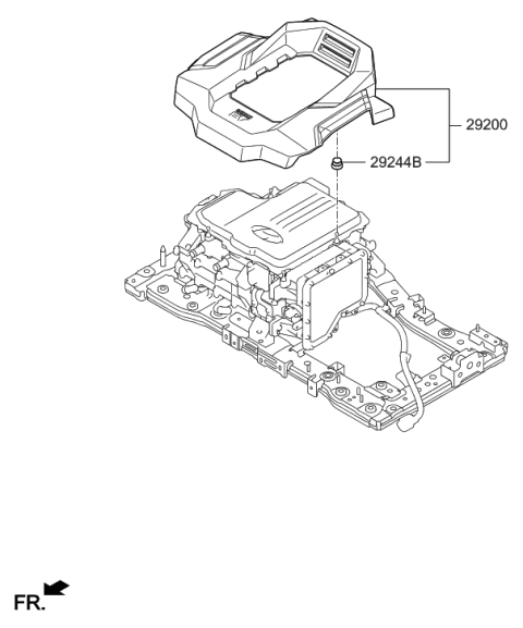 2018 Hyundai Ioniq Electric Electronic Control Diagram 3