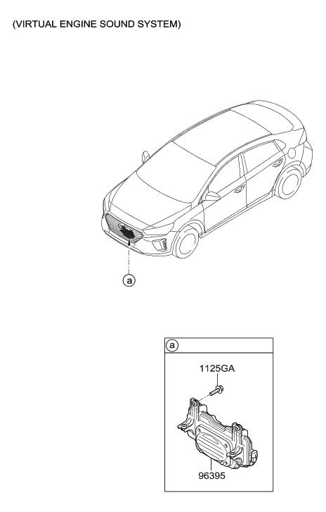 2019 Hyundai Ioniq Speaker Diagram 3