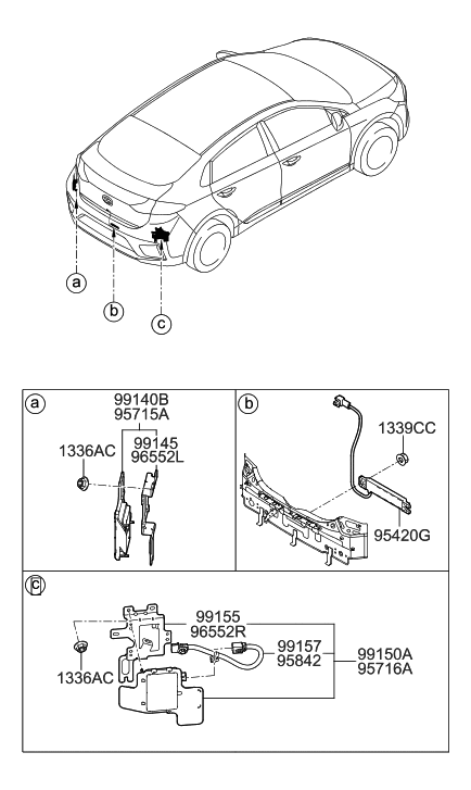 2017 Hyundai Ioniq Hybrid Relay & Module Diagram 3
