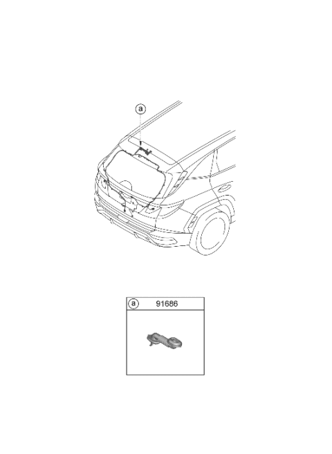 2022 Hyundai Tucson US Alabama made Door Wiring Diagram 2