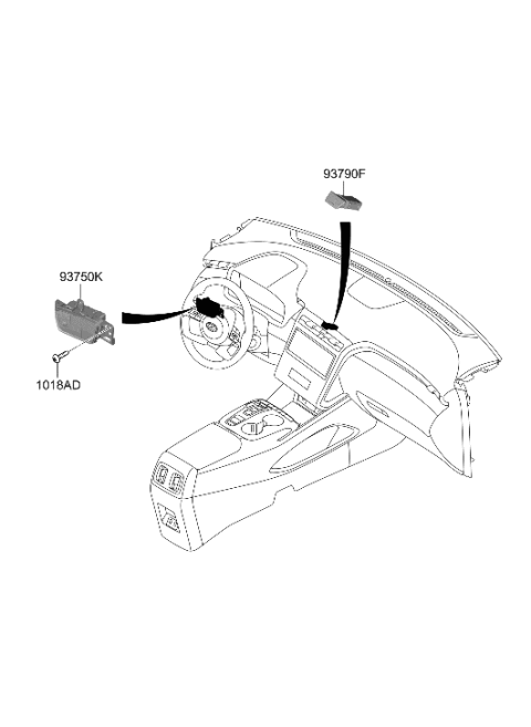 2022 Hyundai Tucson US Alabama made Switch Diagram