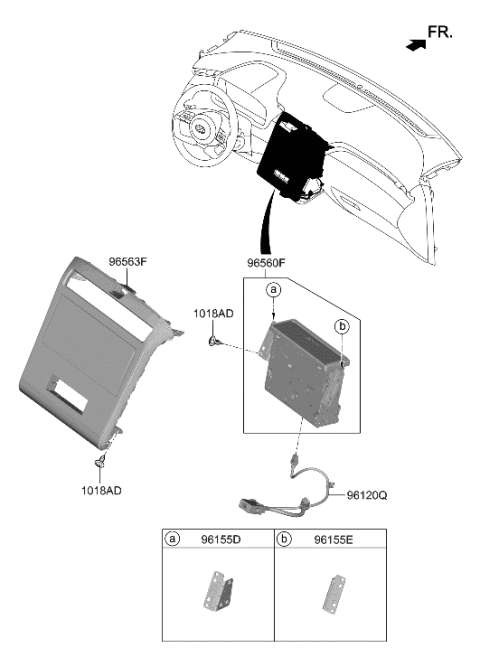 2022 Hyundai Tucson US Alabama made Information System Diagram