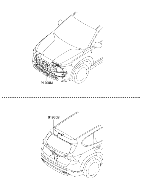 2023 Hyundai Santa Fe Hybrid Miscellaneous Wiring Diagram 2