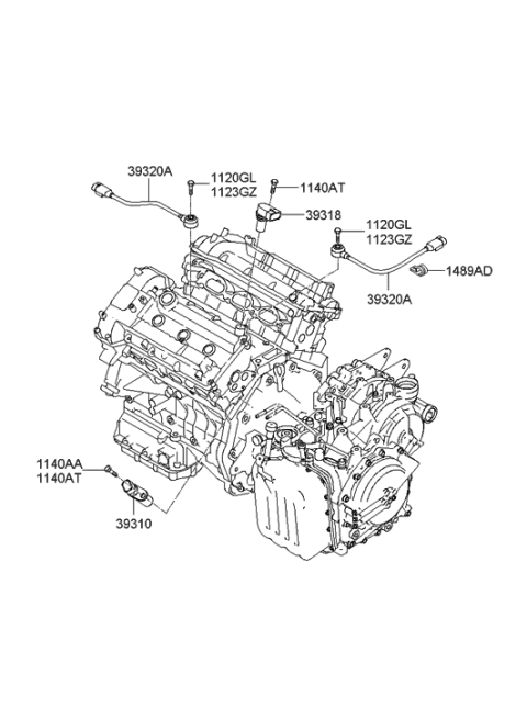 2006 Hyundai Azera Produced Before OCT.30.2006 Cylinder Head & Cover Diagram 4