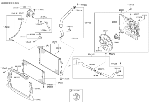 2019 Hyundai Tucson Engine Cooling System Diagram 2