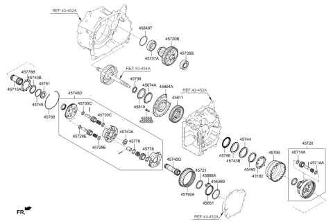 2020 Hyundai Tucson Transaxle Gear - Auto Diagram 1