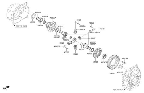 2019 Hyundai Tucson Transaxle Gear - Auto Diagram 6