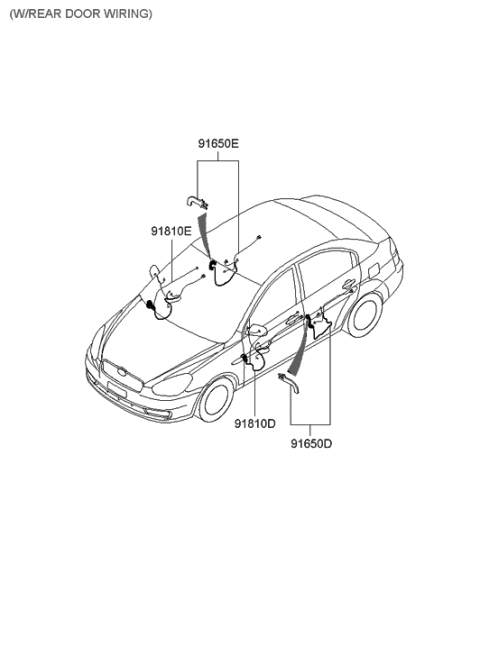 2005 Hyundai Accent New Body Style Miscellaneous Wiring Diagram 2