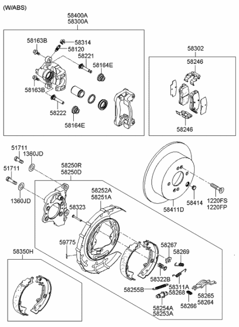 2006 Hyundai Accent Screw-Machine Diagram for 12203-06146