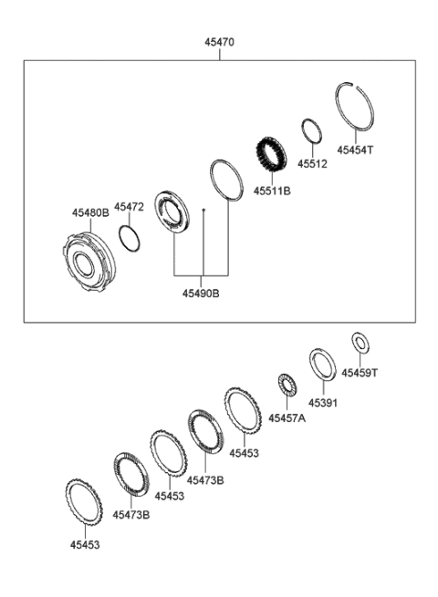 2005 Hyundai Accent New Body Style Transaxle Clutch - Auto Diagram 2