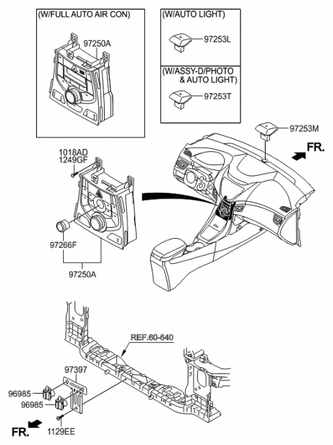 2015 Hyundai Elantra US Alabama made Heater System-Heater Control Diagram