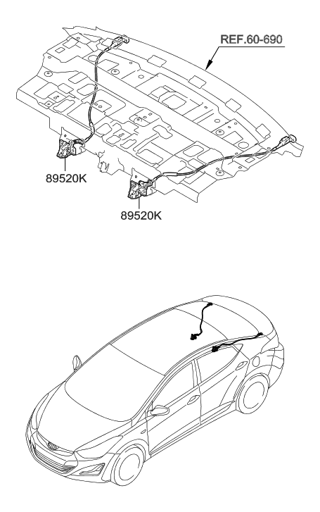 2014 Hyundai Elantra 2nd Seat Diagram 2