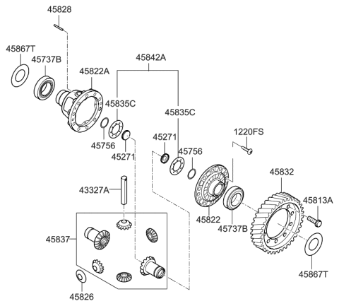 2014 Hyundai Elantra US Alabama made Transaxle Gear - Auto Diagram 2