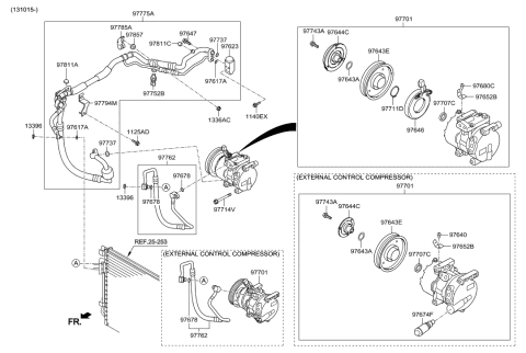 2011 Hyundai Accent Hose-Discharge Diagram for 97762-1R000