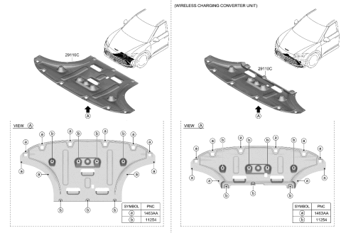 2023 Hyundai Genesis GV60 Under Cover Diagram