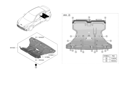 2023 Hyundai Genesis GV60 Rear Suspension Control Arm Diagram 2