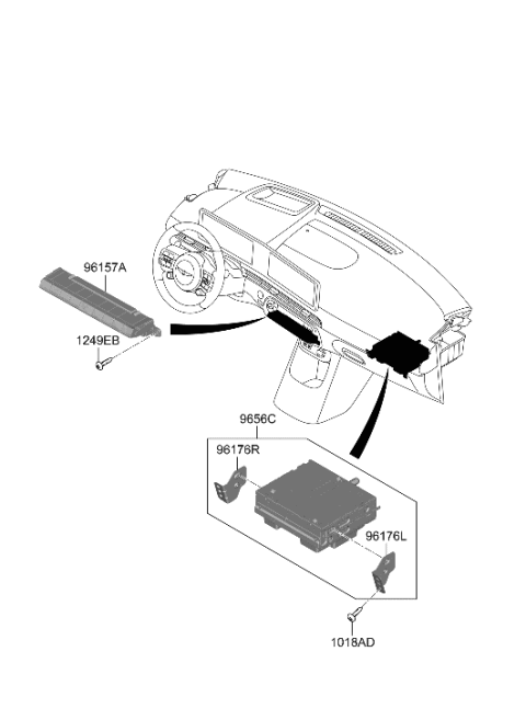 2023 Hyundai Genesis GV60 Information System Diagram