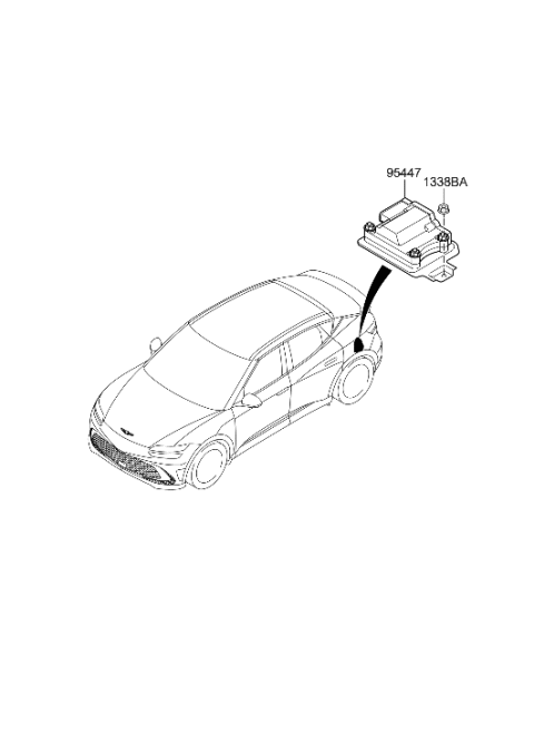 2023 Hyundai Genesis GV60 Transmission Control Unit Diagram