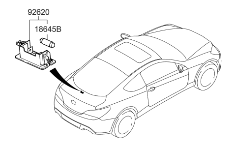 2008 Hyundai Genesis Coupe License Plate Lamp Diagram