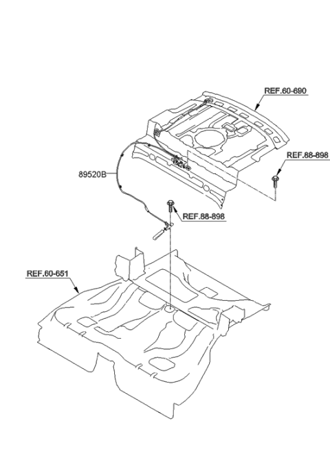 2012 Hyundai Genesis Coupe Rear Seat Diagram 2