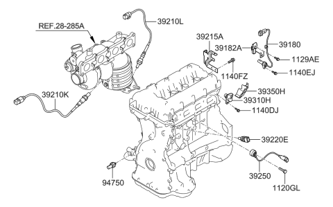 2009 Hyundai Genesis Coupe Electronic Control Diagram 1