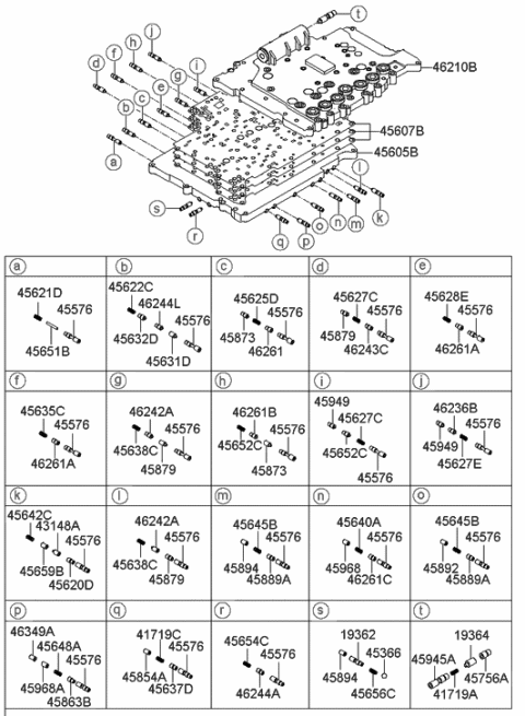 2017 Hyundai Elantra Valve-Spool Diagram for 46286-4C000