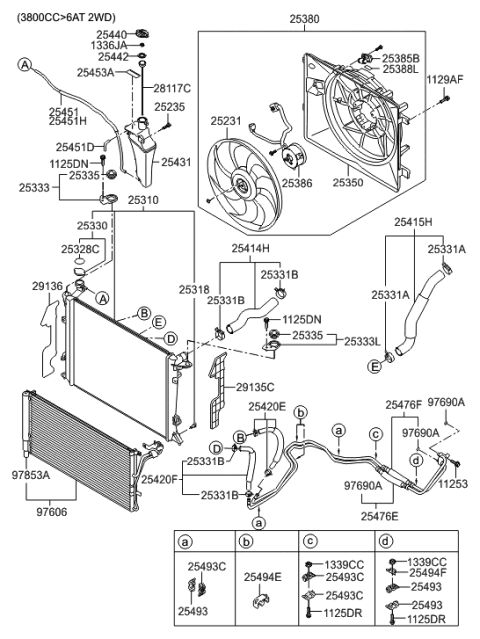 2009 Hyundai Genesis Coupe Engine Cooling System Diagram 4