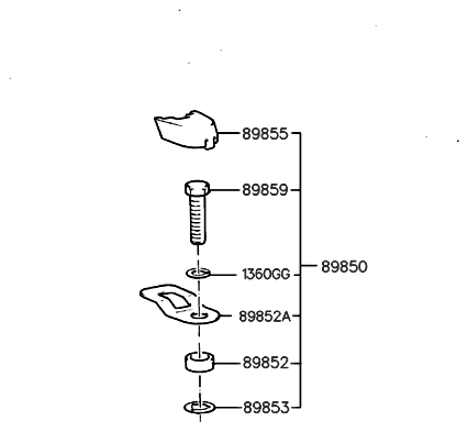 1991 Hyundai Excel Child Rest Holder Diagram