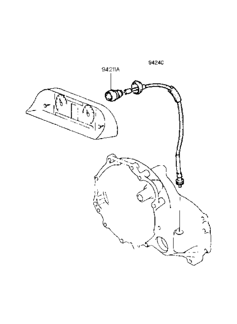 1994 Hyundai Excel Speedometer Cable Diagram