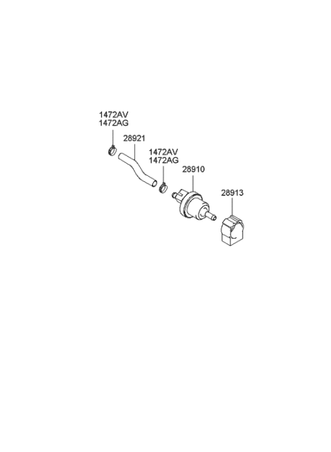 2006 Hyundai Tucson Vaporizer Control System Diagram