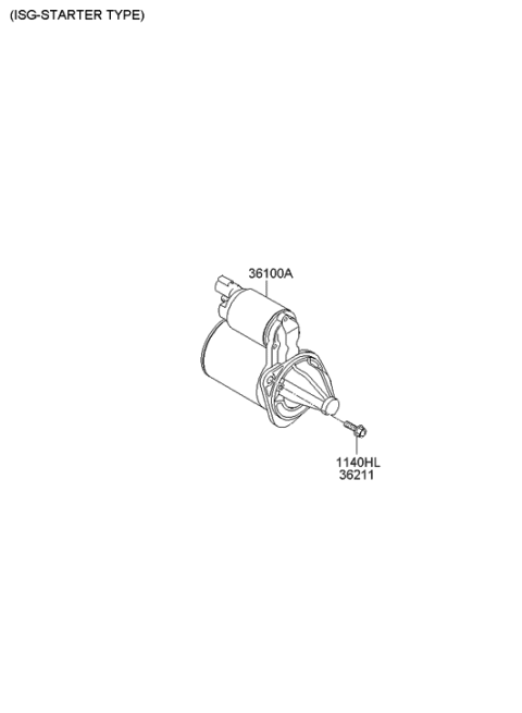 2011 Hyundai Veloster Starter Diagram 2