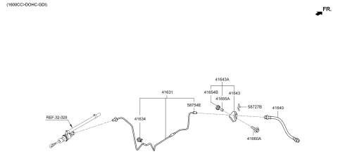 2011 Hyundai Veloster Clutch Master Cylinder Diagram 2