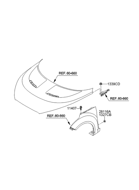 2012 Hyundai Veloster Roof Panel Diagram 3