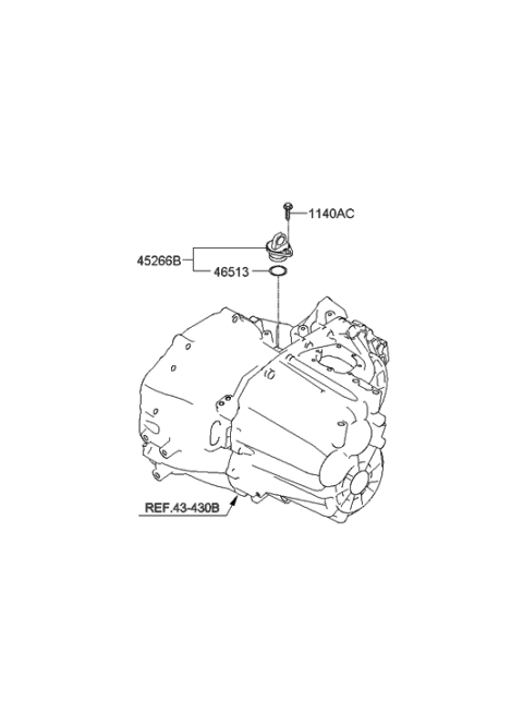 2011 Hyundai Veloster Speedometer Driven Gear Diagram 1