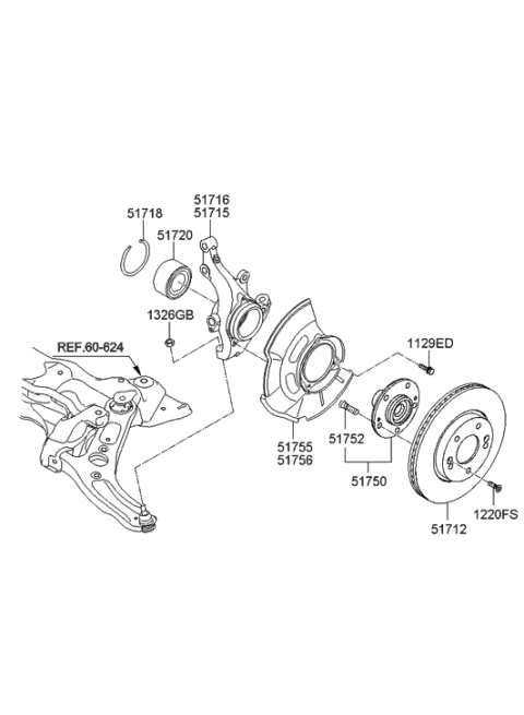 2014 Hyundai Veloster Front Axle Diagram