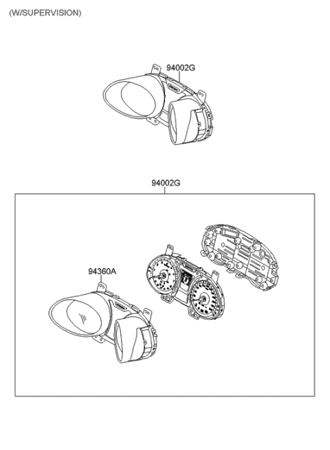 2011 Hyundai Veloster Instrument Cluster Diagram 2