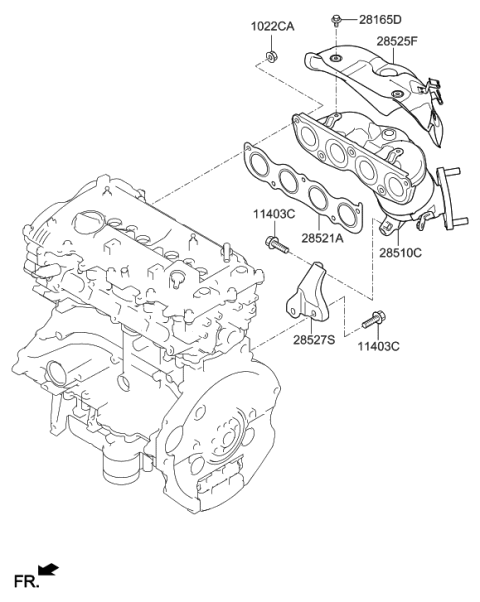 2020 Hyundai Elantra Exhaust Manifold Diagram 2