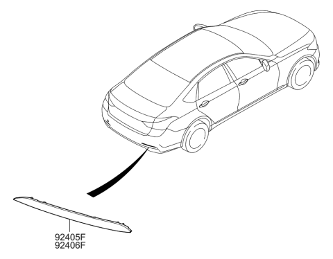 2014 Hyundai Genesis Rear Combination Lamp Diagram 3