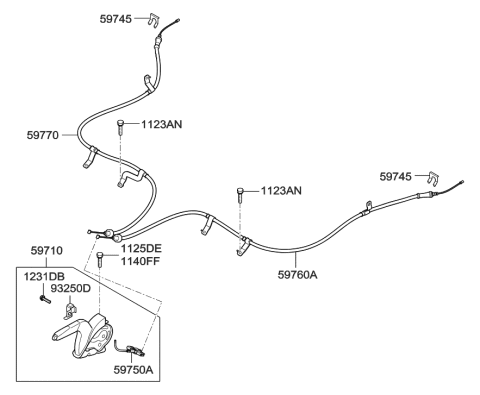 2015 Hyundai Veloster Parking Brake System Diagram