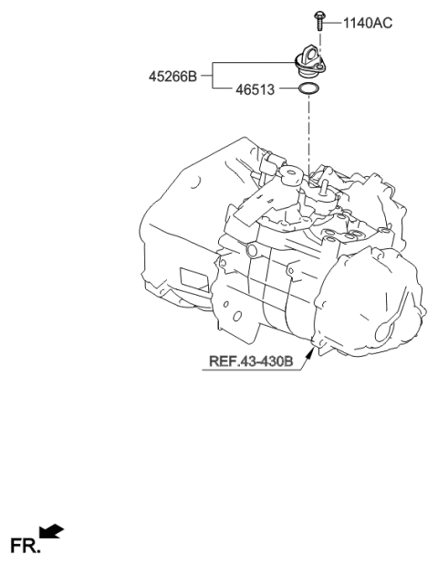 2017 Hyundai Veloster Speedometer Driven Gear Diagram