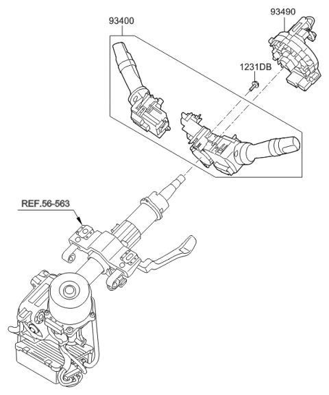 2017 Hyundai Veloster Multifunction Switch Diagram