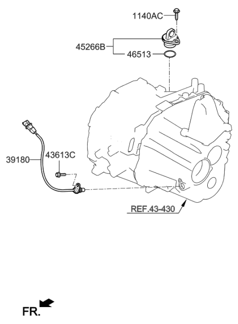 2019 Hyundai Veloster N Speedometer Driven Gear Diagram