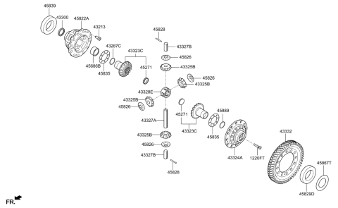 2021 Hyundai Veloster N Transaxle Gear-Manual Diagram 4