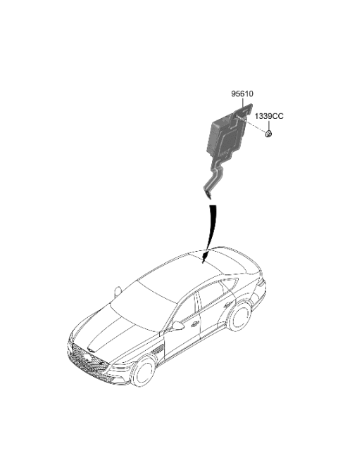 2023 Hyundai Genesis Electrified G80 ABS Sensor Diagram