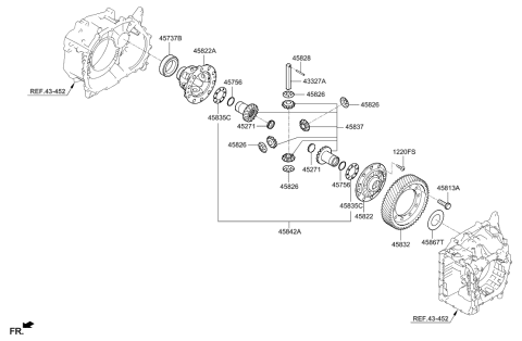2018 Hyundai Elantra Korean made Transaxle Gear - Auto Diagram 2