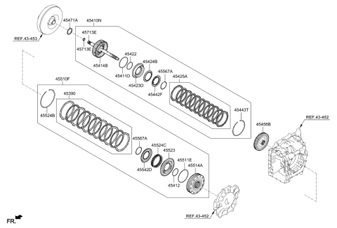 2017 Hyundai Elantra Korean made Transaxle Clutch - Auto Diagram